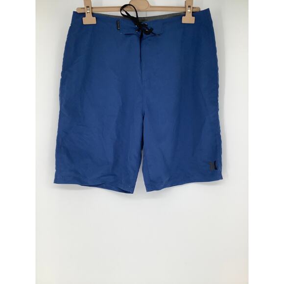 Hurley Mens 33 Mystic Navy One & Only 2.0 Boardshorts 21" Swim Beach Surf I23-26 - Picture 3 of 9